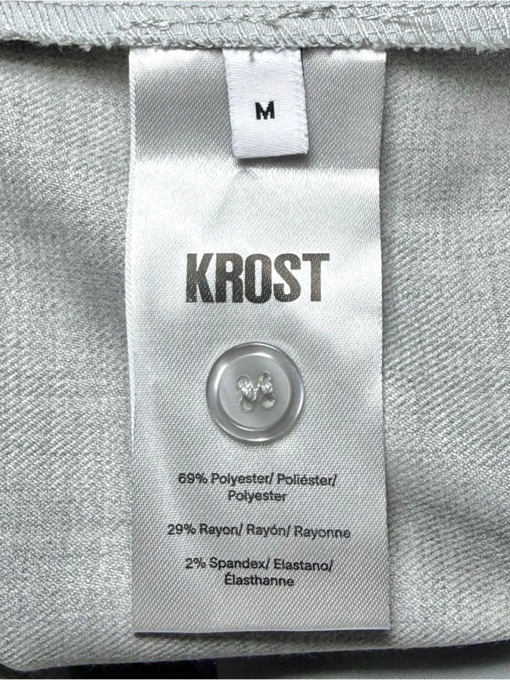 KROST Pleated Trousers in Nimbus Cloud